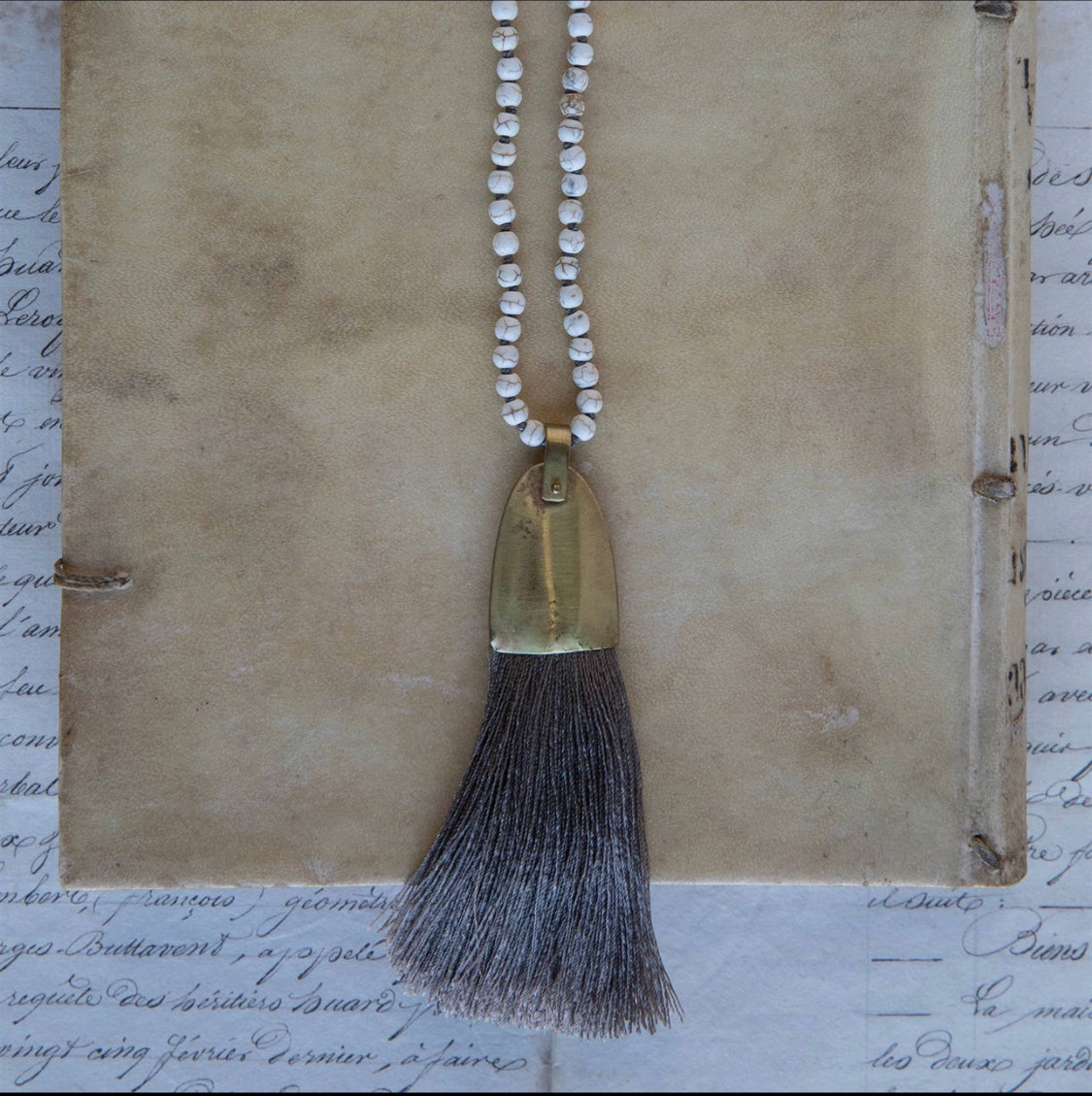 Silk Tassel Necklace