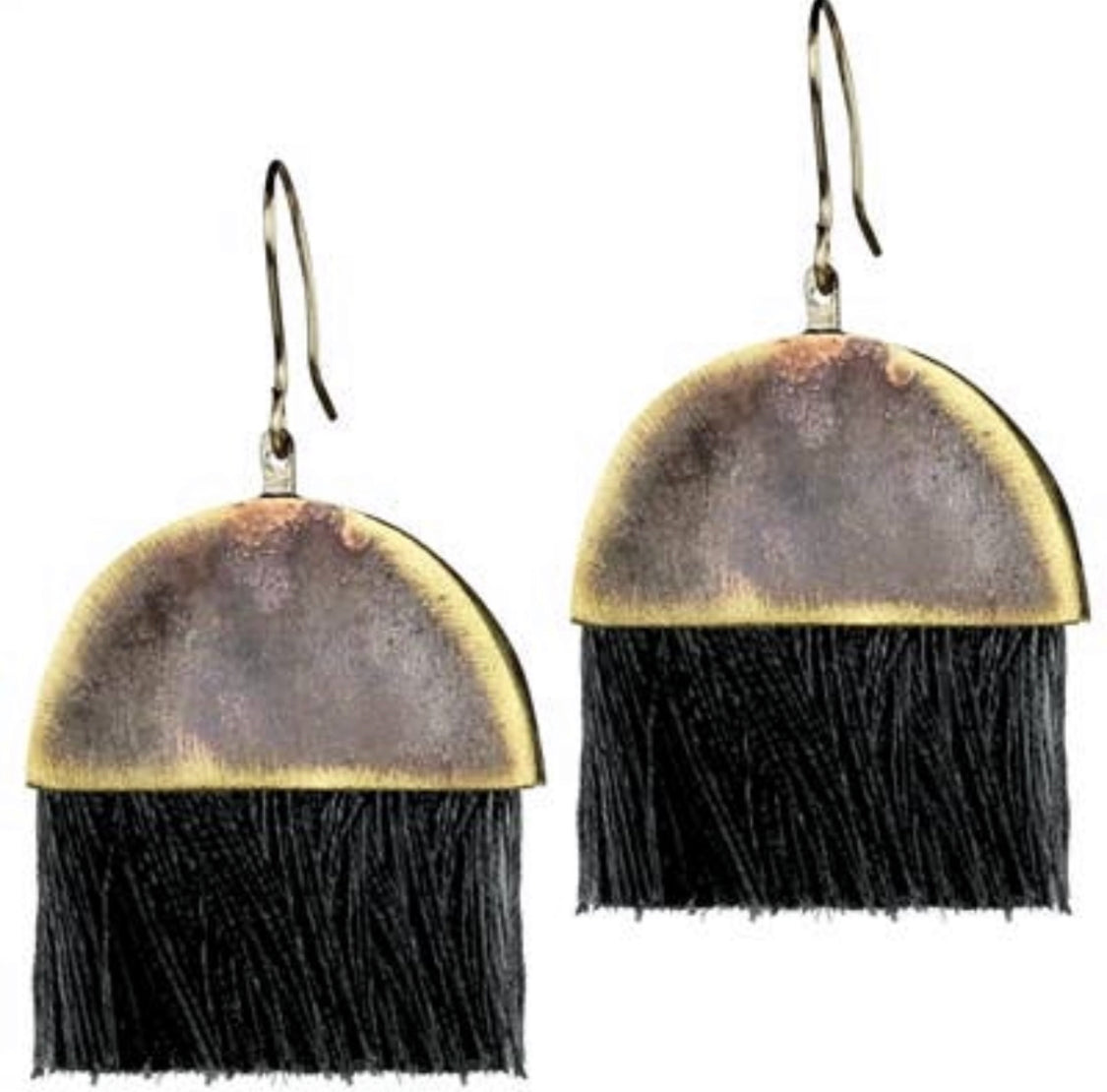 Black Tassel Earrings