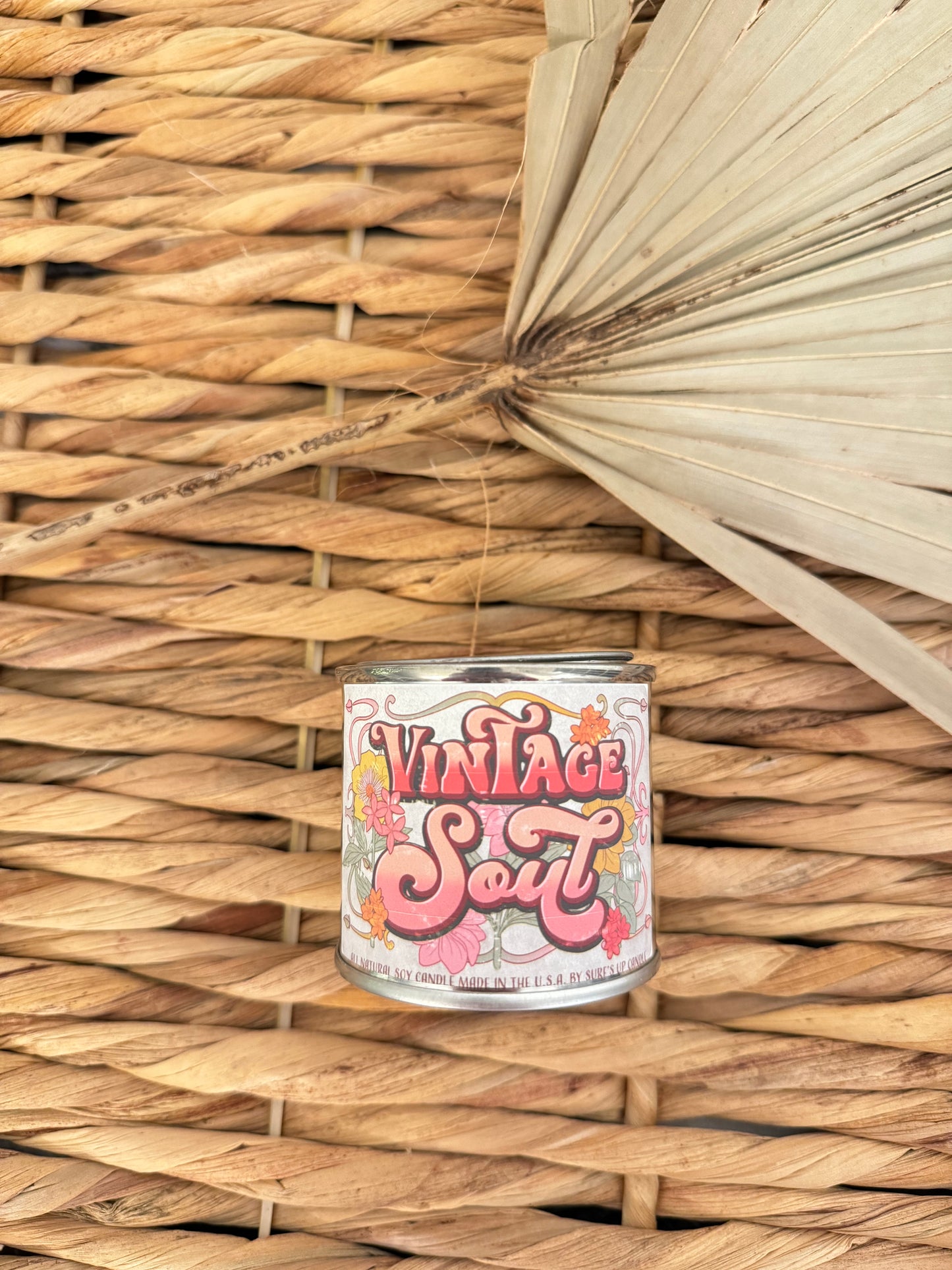 Vintage Soul Paint Can Candle