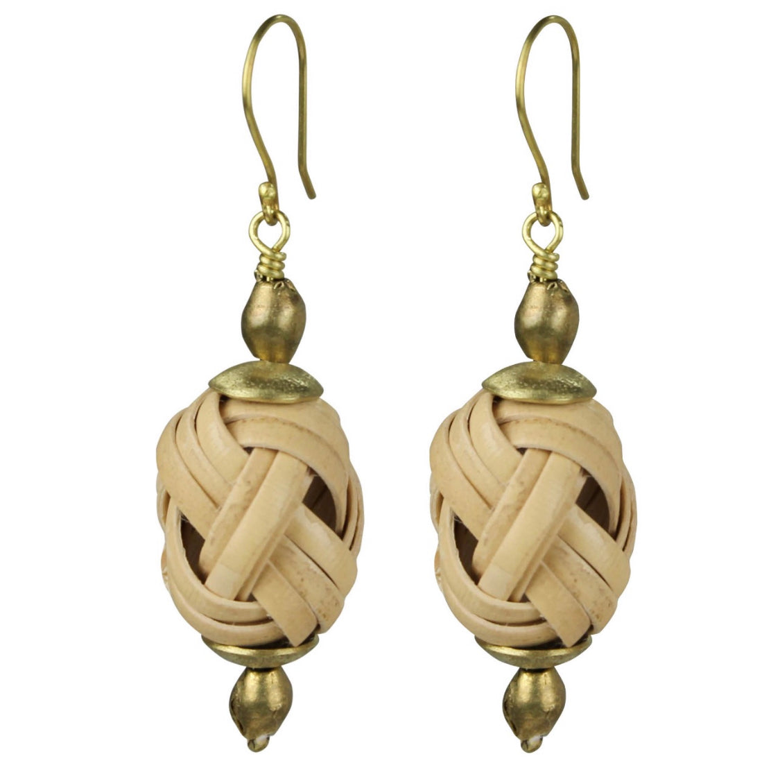 Rattan Knot Earrings