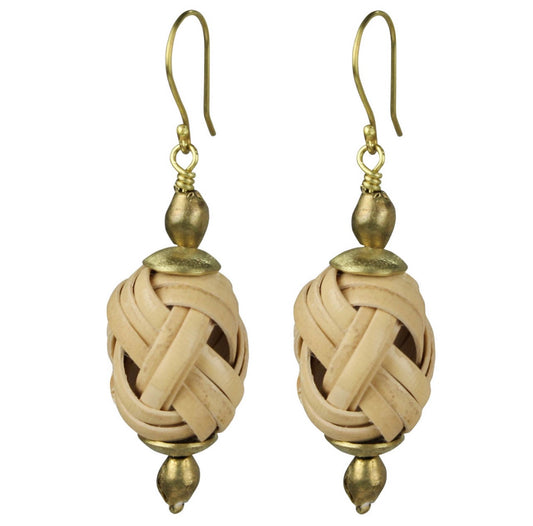 Rattan Knot Earrings