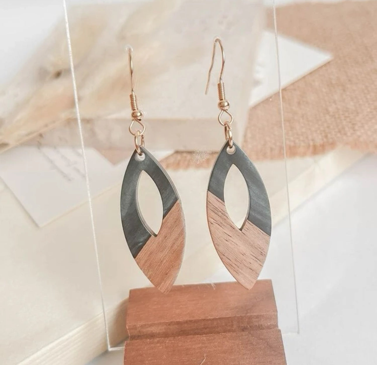 island storm drop earrings