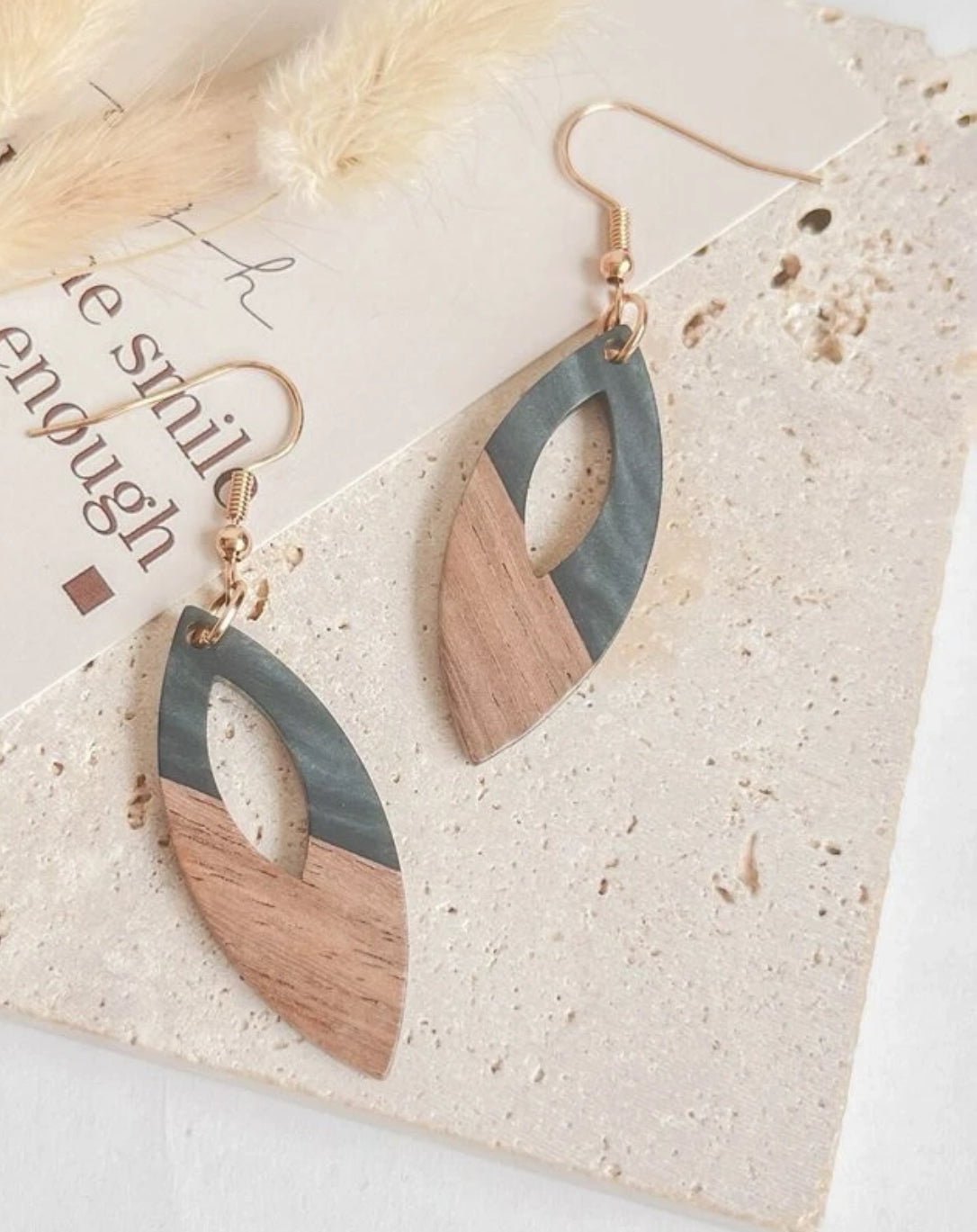 island storm drop earrings